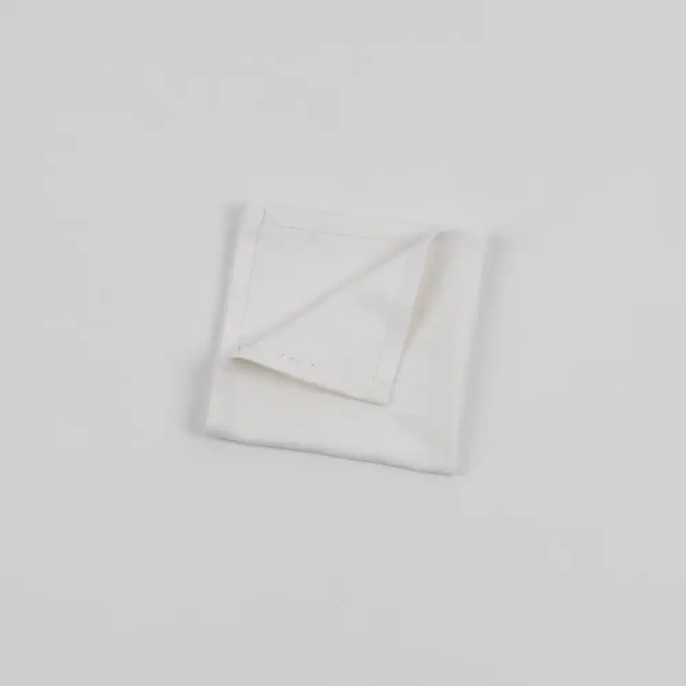 Finger Towel - 100% Cotton - 12" x 12", white