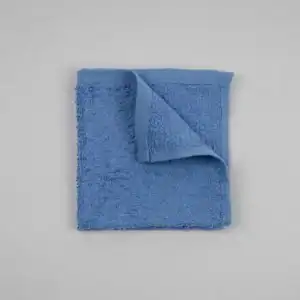 Wash Cloth - 100% Cotton - 12" x 12", blue