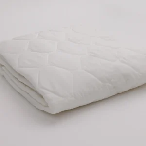 Premiere™ - Quilted Fitted Mattress Pad - Polyester/Cotton - Queen, 60" x 80" x 15", White