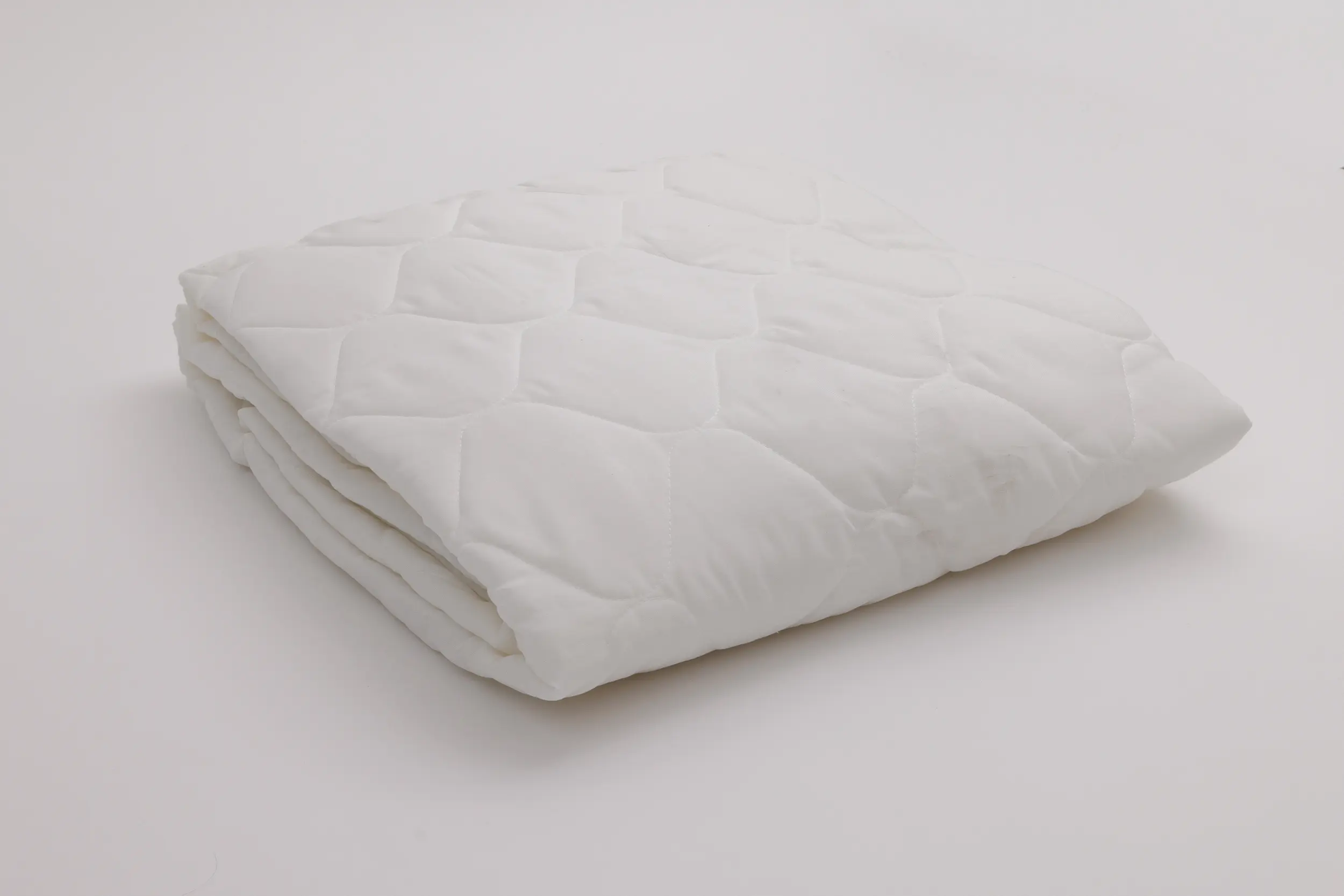 Premiere™ - Quilted Fitted Mattress Pad - Polyester/Cotton - Queen, 60" x 80" x 15", White
