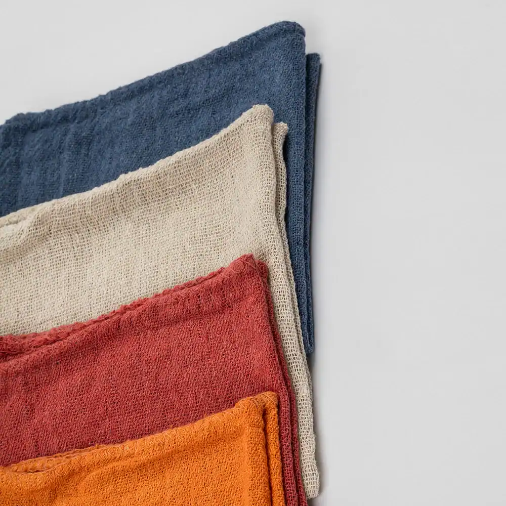 Heavy Shop Towel - 65% Cotton / 35% Polyester - 18" x 18", red