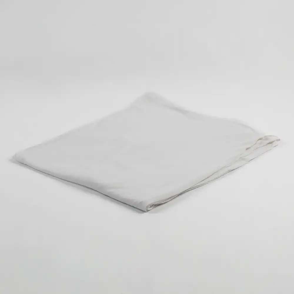 Knitted Fitted Sheet - 55% Cotton / 45% Polyester - 36" x 85" x 15", white