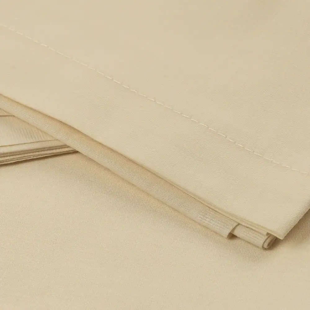 ComfortWeave™ - T-180 Flat Sheet - 50% Cotton / 50% Polyester - Twin, 66" x 115", bone