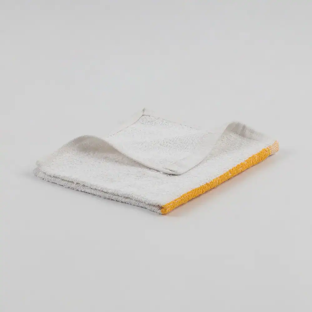 MeridianMop™ - Bar Mop - 60% Cotton / 40% Polyester - 15.5" x 18.5", white-gold