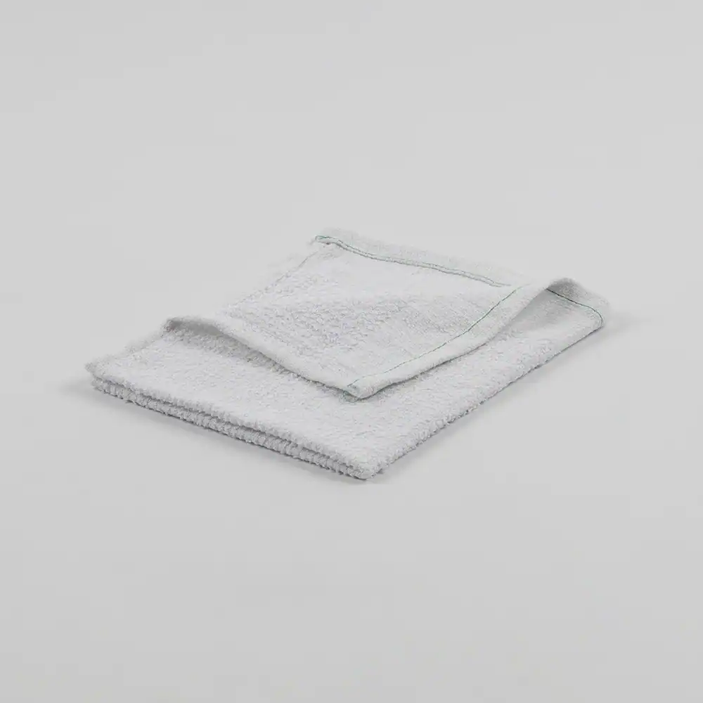 Bar Mop - 85% Cotton / 15% Polyester - 15" x 18", white