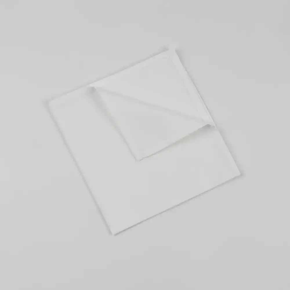 Momie Napkin - 100% Cotton - 20" x 20", white