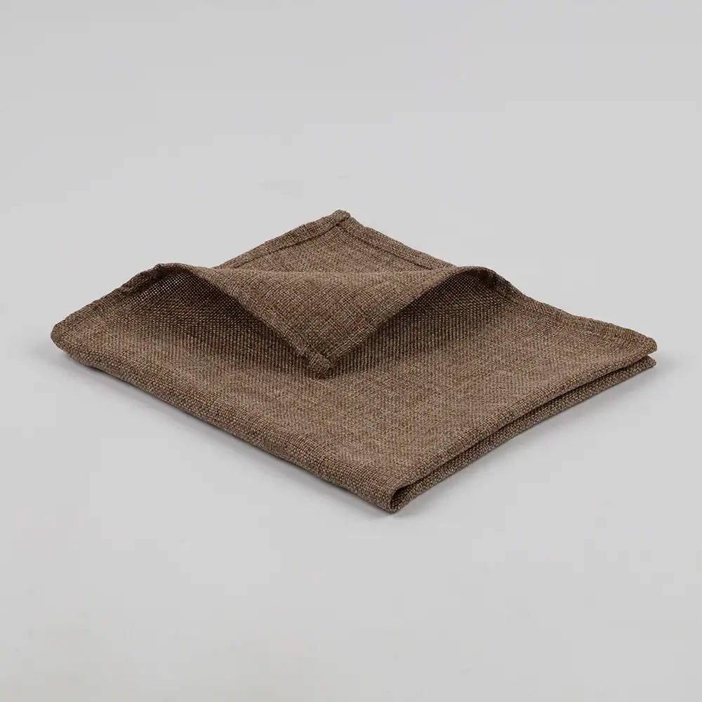 Burlap Napkin - 100% Polyester - 18" x 22", brown