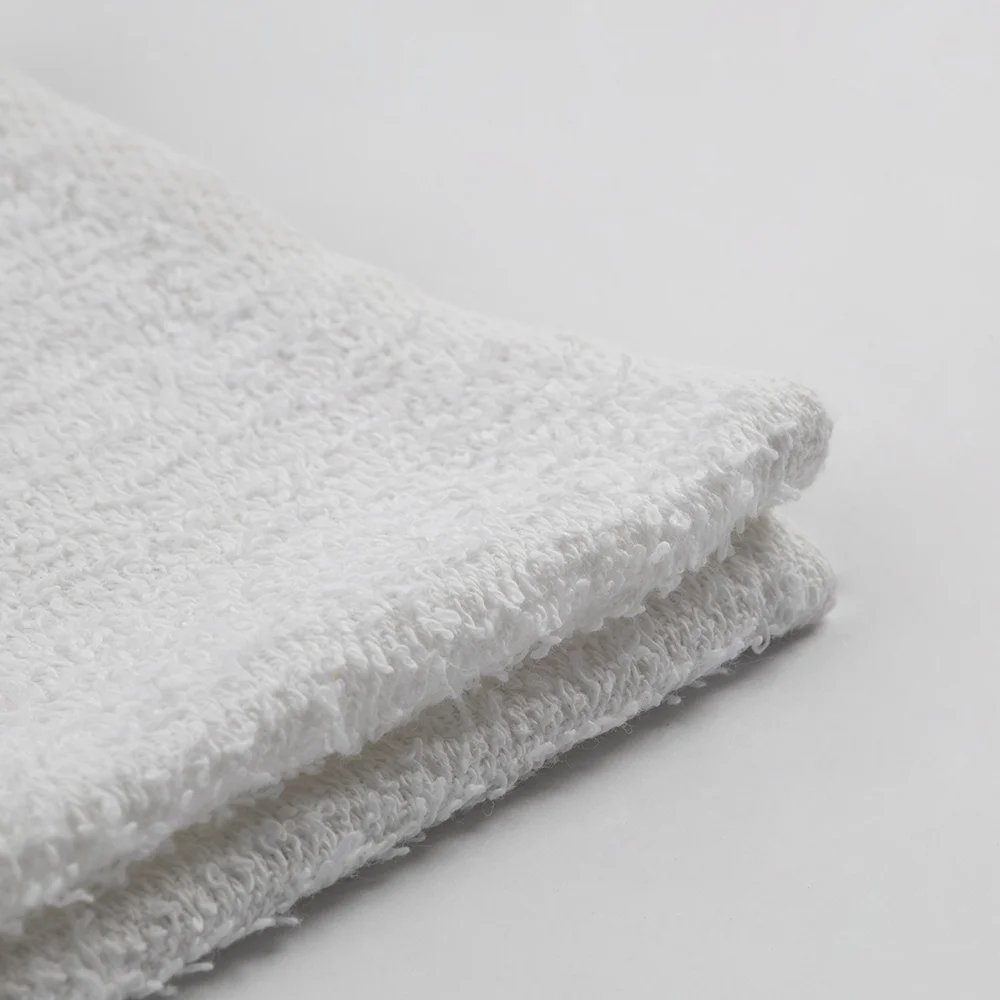 Essentials™ - Wash Cloth - 95% Cotton / 5% Polyester - 11" x 11", White